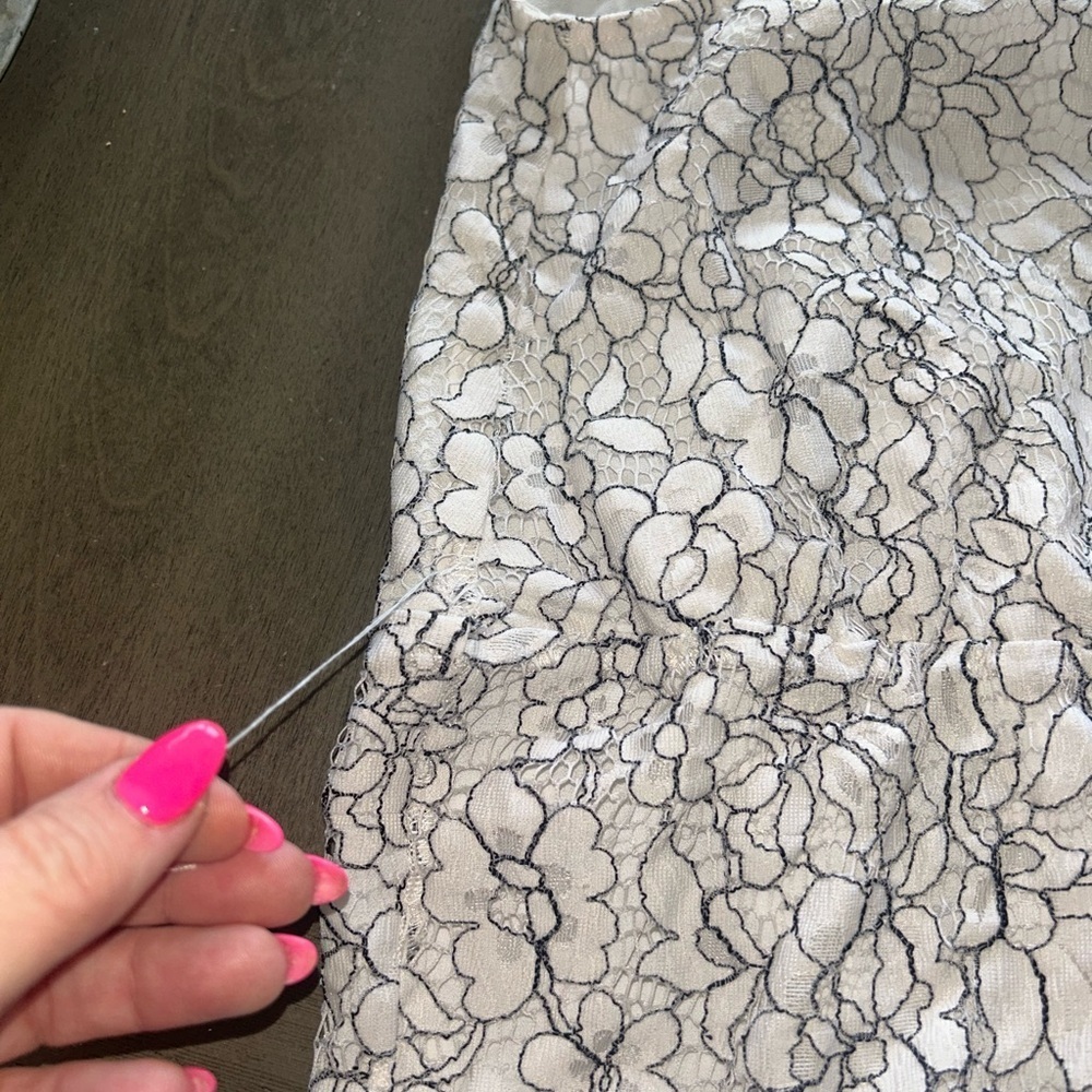 😍Ecru Cream Lace Tank Top Sleeveless size xs - Picture 5 of 6